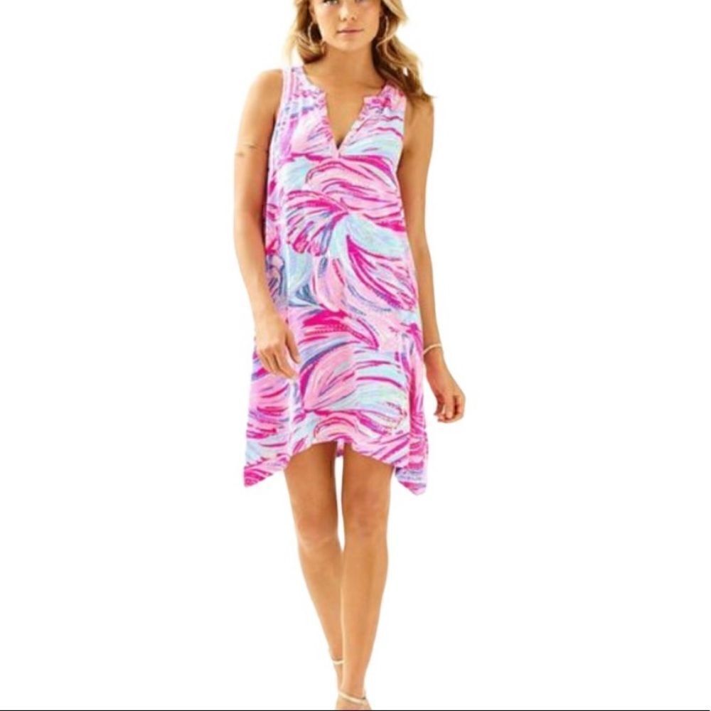 LillyโPulitzerโHavanaโDress,ย MagentaโOhโMyโGuava